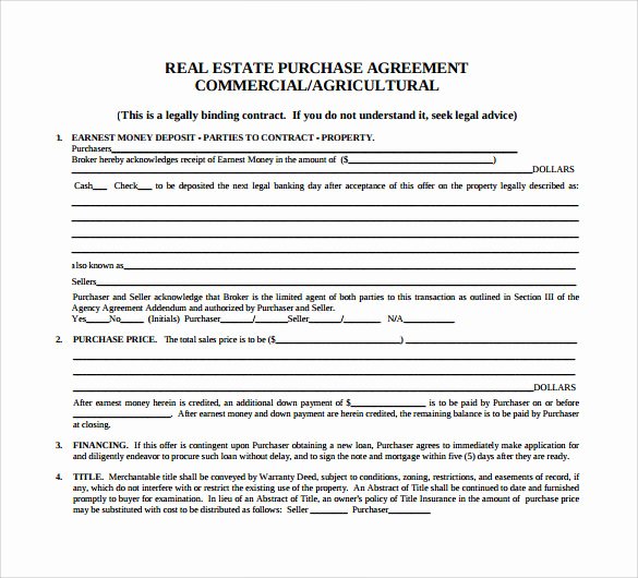 Purchase Agreement Template Word Luxury Sample Home Purchase Agreement 6 Documents In Pdf Word