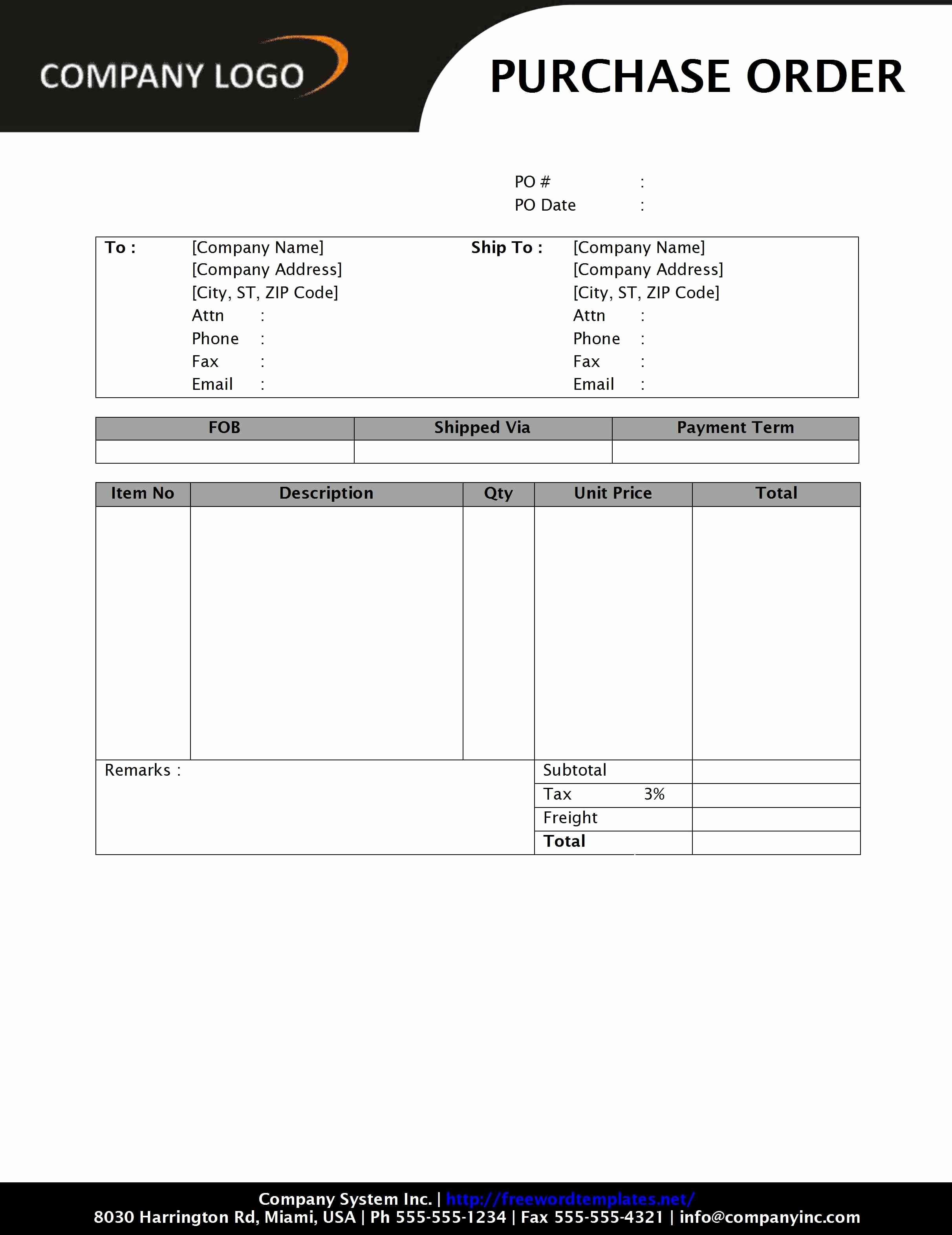 Purchase order Template Word Beautiful Purchase order form Templates for Mac Google Search