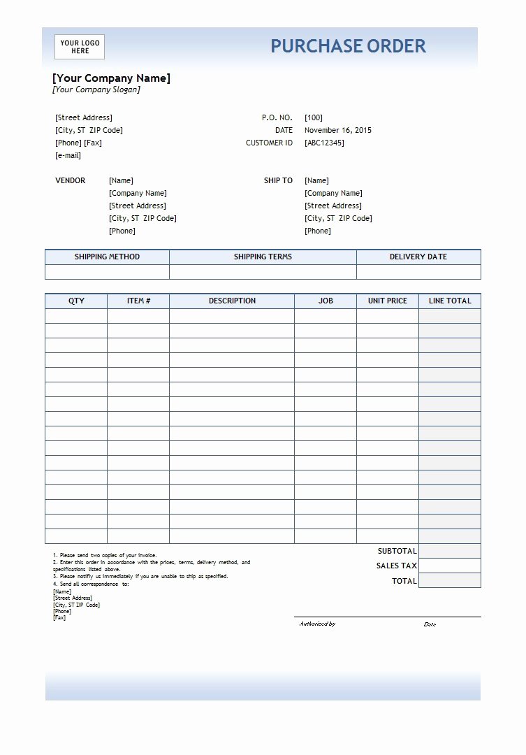 Purchase order Template Word Best Of Purchase order Template Pdf format In Word Daily Roabox