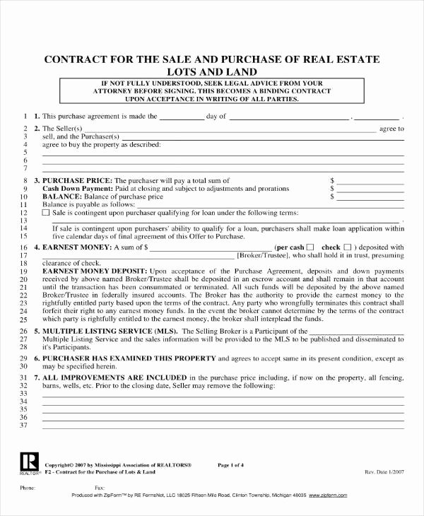 Real Estate Contract Template Luxury 6 Real Estate Purchase Contract Templates Pdf Word