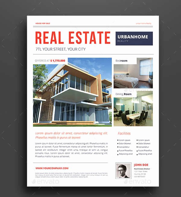 Real Estate Flyer Ideas Unique 32 Real Estate Flyer Designs Ai Word Psd Eps Vector