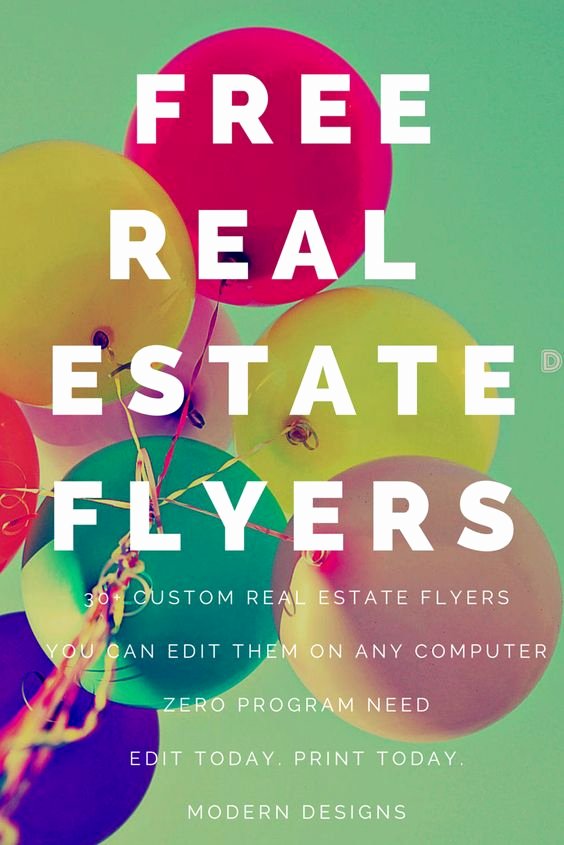 Real Estate Marketing Flyers New Free Real Estate Flyers Over 30 Templates for You to