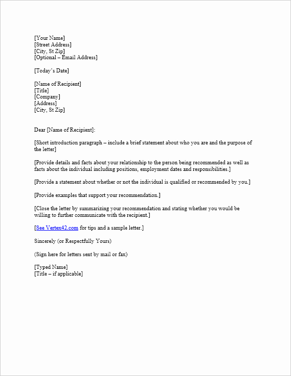 Reference Letter for Immigration Awesome How Should Be the format Of the Employer Reference Letter