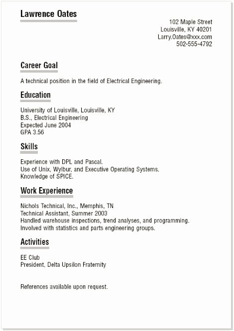 Resume Samples for College Student Inspirational 11 Best College Student Resume Images On Pinterest