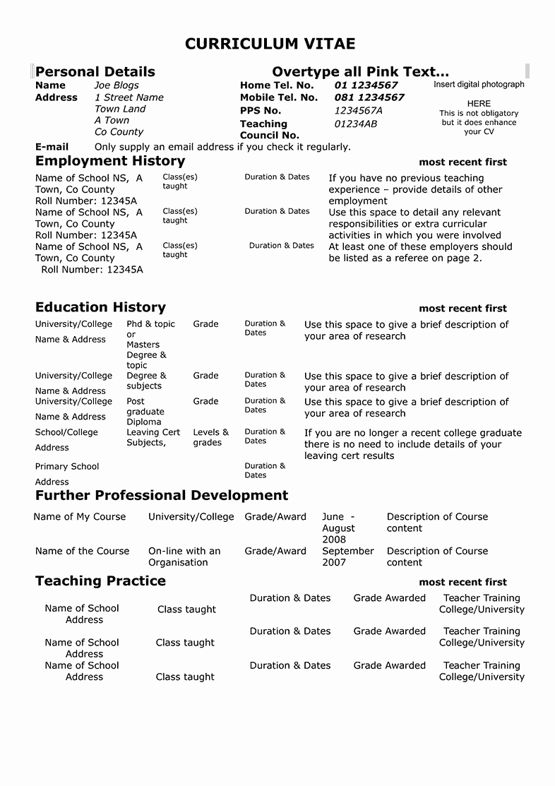 Resume Template for Teachers Inspirational How to Create A Professional Resume