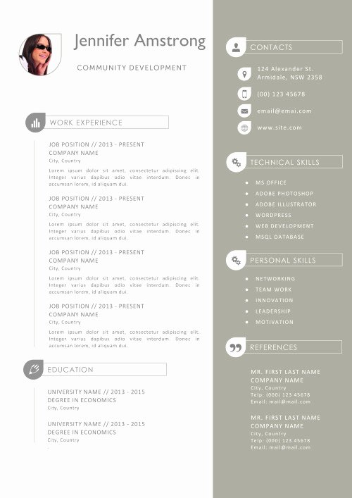 Resume Templates for Mac Elegant Resume Templates for Mac Word &amp; Apple Pages Instant