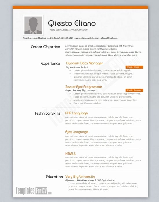 Resume Templates Free Word Lovely Download 35 Free Creative Resume Cv Templates Xdesigns