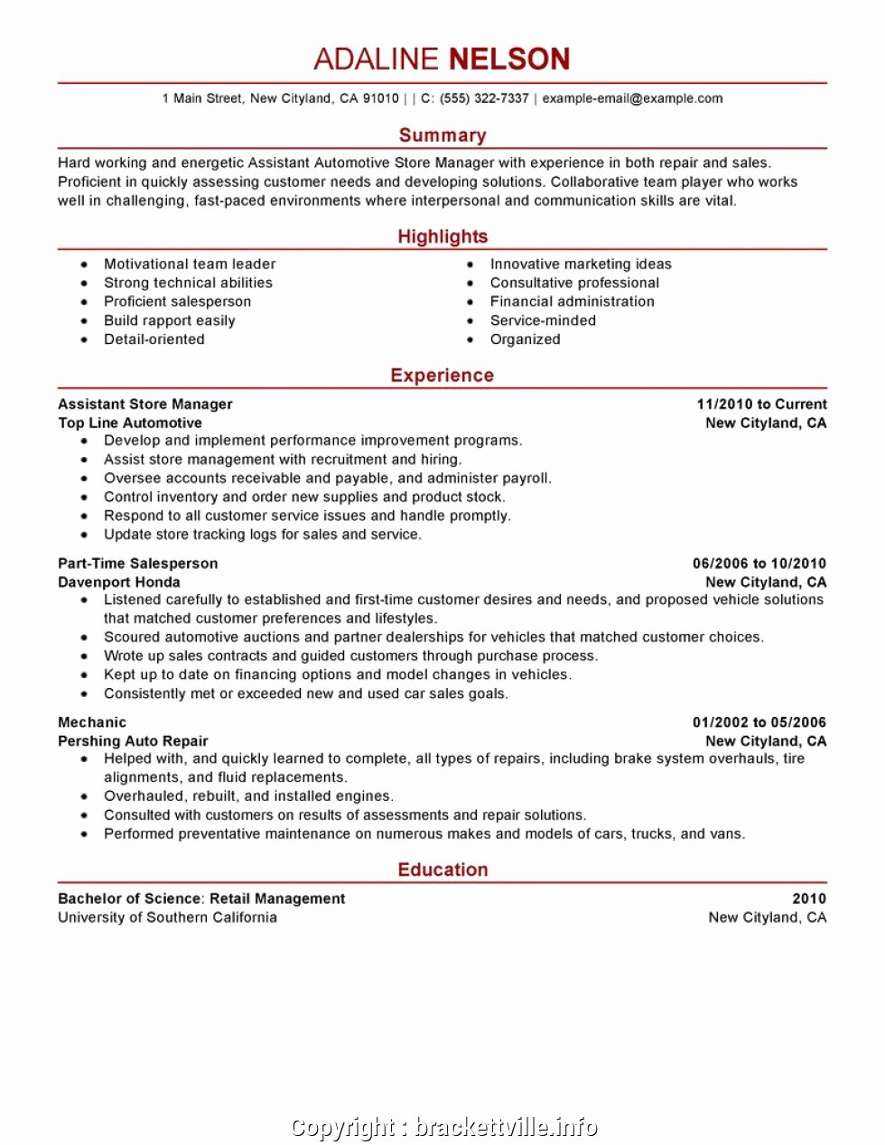 Retail Store Manager Resumes Best Of Best Retail Outlet Manager Resume Retail Resume Template