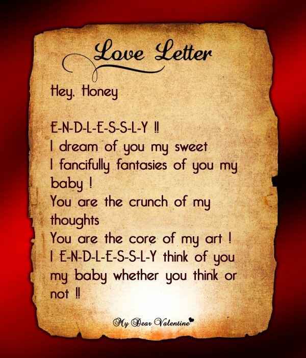 Romantic Love Letters for Her Elegant What Would Be Better Than A Poem Engraved In A Love Letter