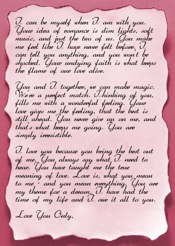 Romantic Love Letters for Him New Love Letters Funyari