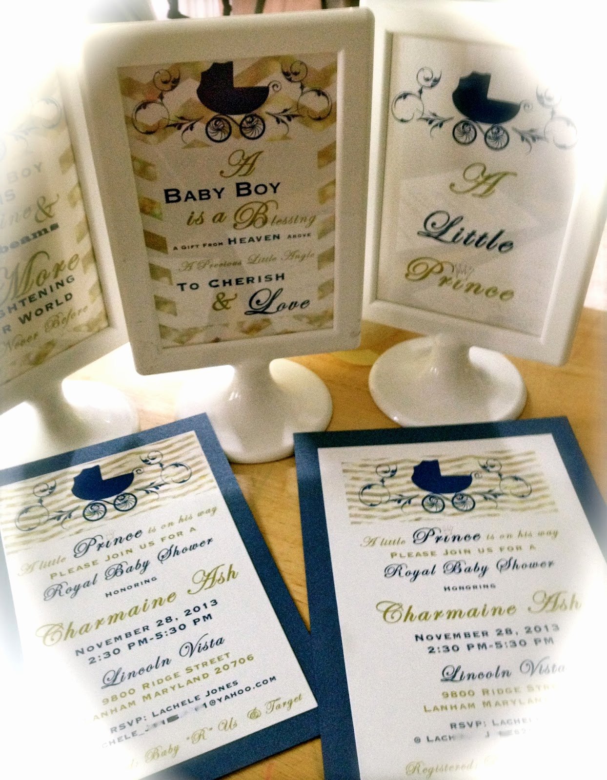 Royal Baby Shower Invitations Elegant Enchanted Expectations Royal Baby Shower Invitation