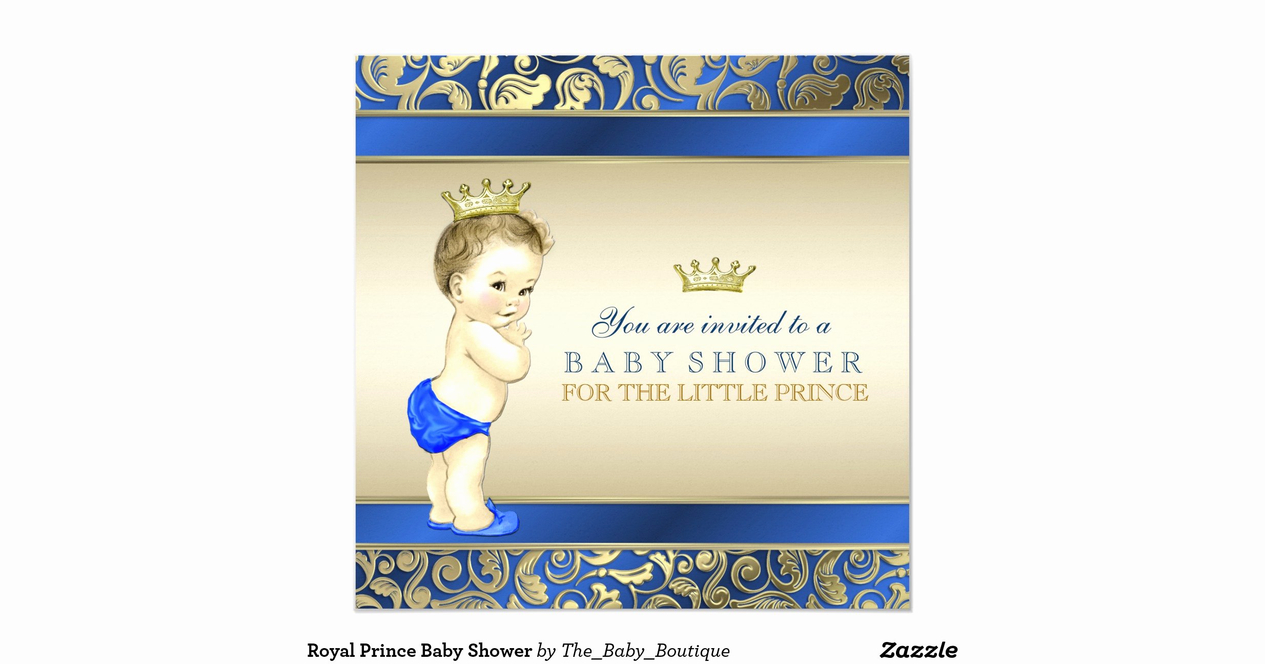 Royal Baby Shower Invitations Unique Royal Prince Baby Shower Invitation