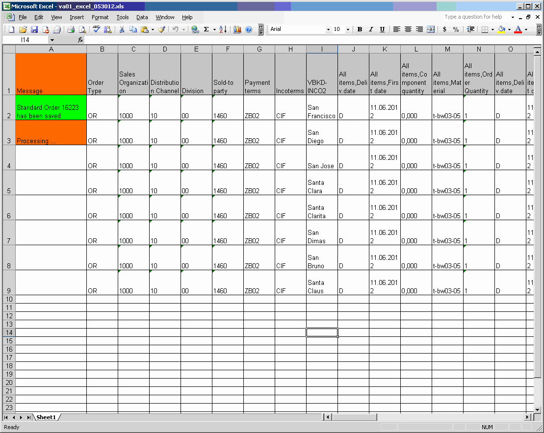 Run Of Show Excel Template