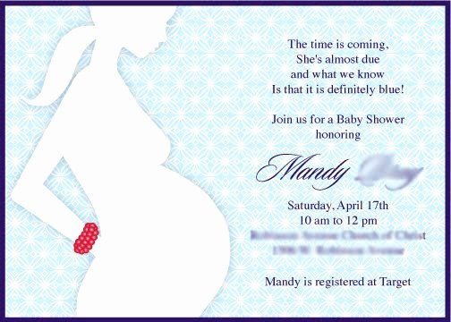 Sample Baby Shower Invitations Beautiful Elaine S Posh Boutique Invitation Examples
