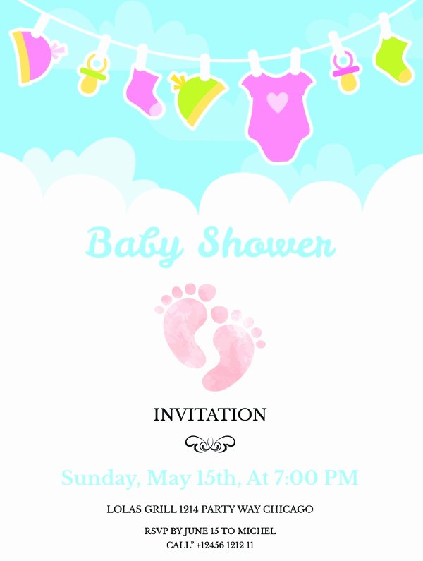 Sample Baby Shower Invitations Unique 14 Free Printable Baby Shower Invitations