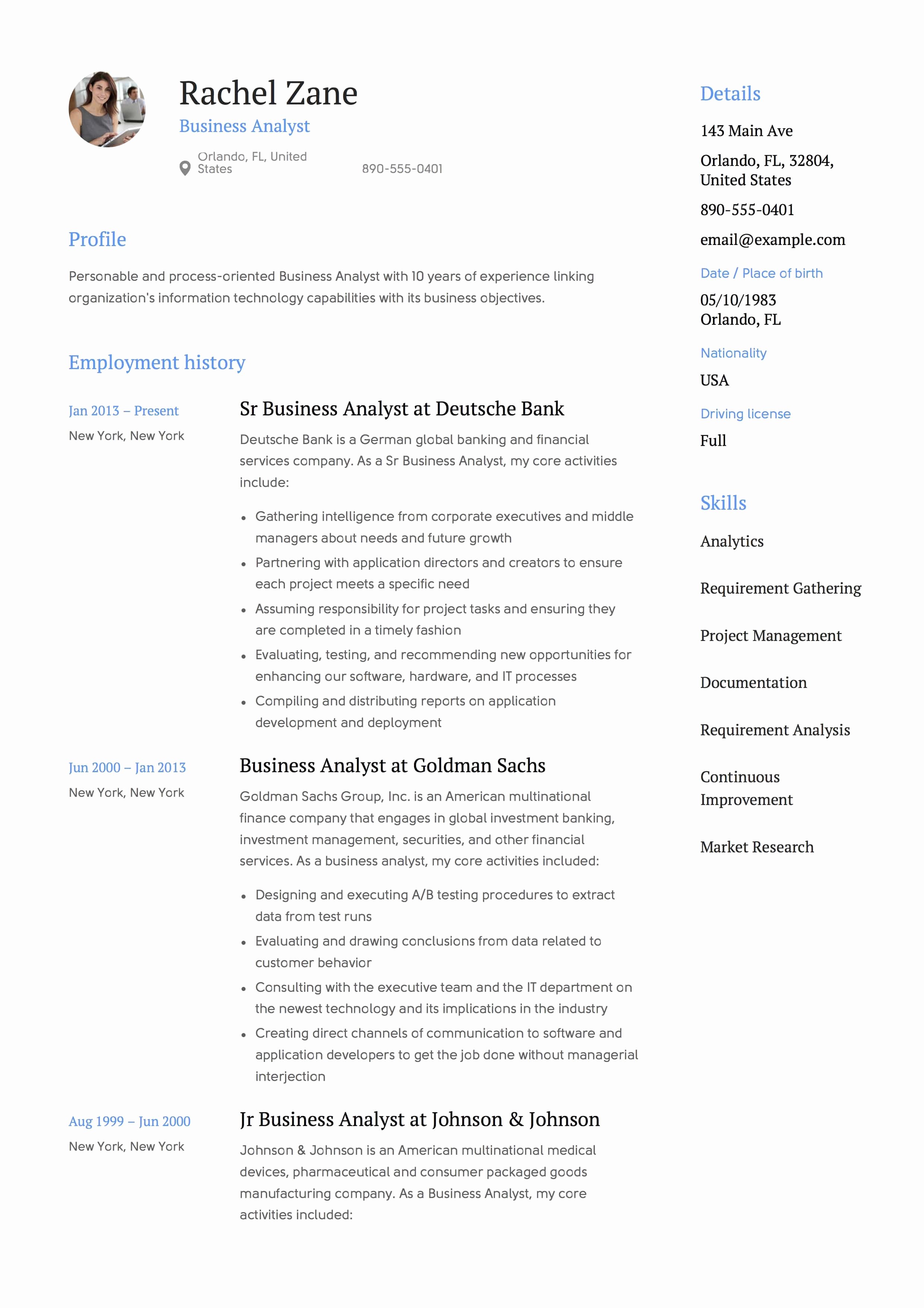 Sample Business Analyst Resume Fresh Full Guide Project Manager Resume &amp; 12 Resume Samples