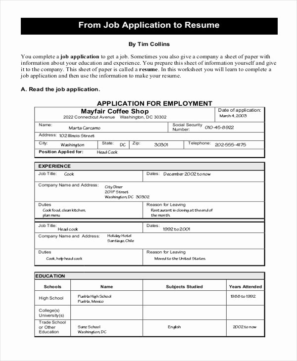 Sample Job Application form Luxury 8 Sample Job Application forms Free Sample Example