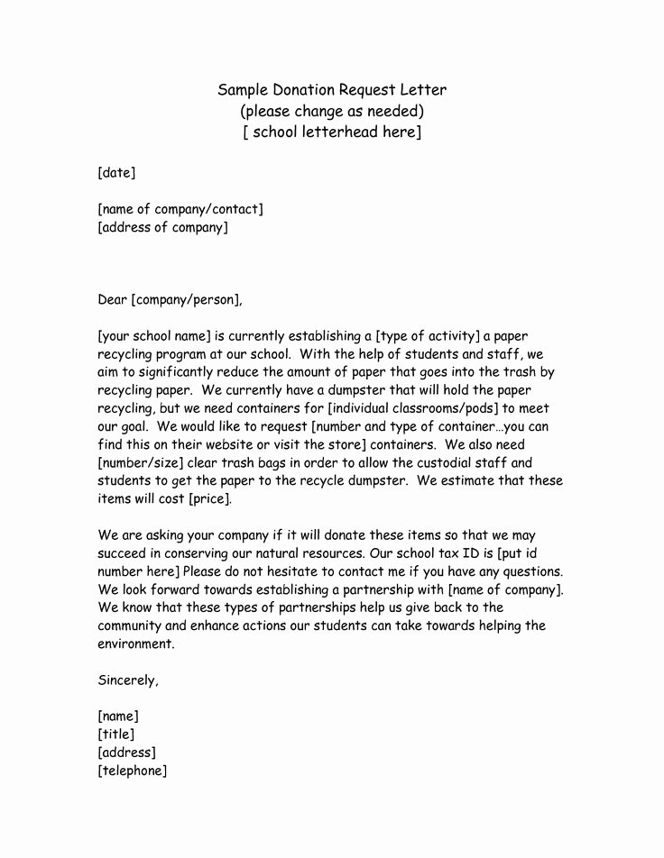 Sample Letters asking for Donations Lovely 10 Images About Donation Request Letter On Pinterest