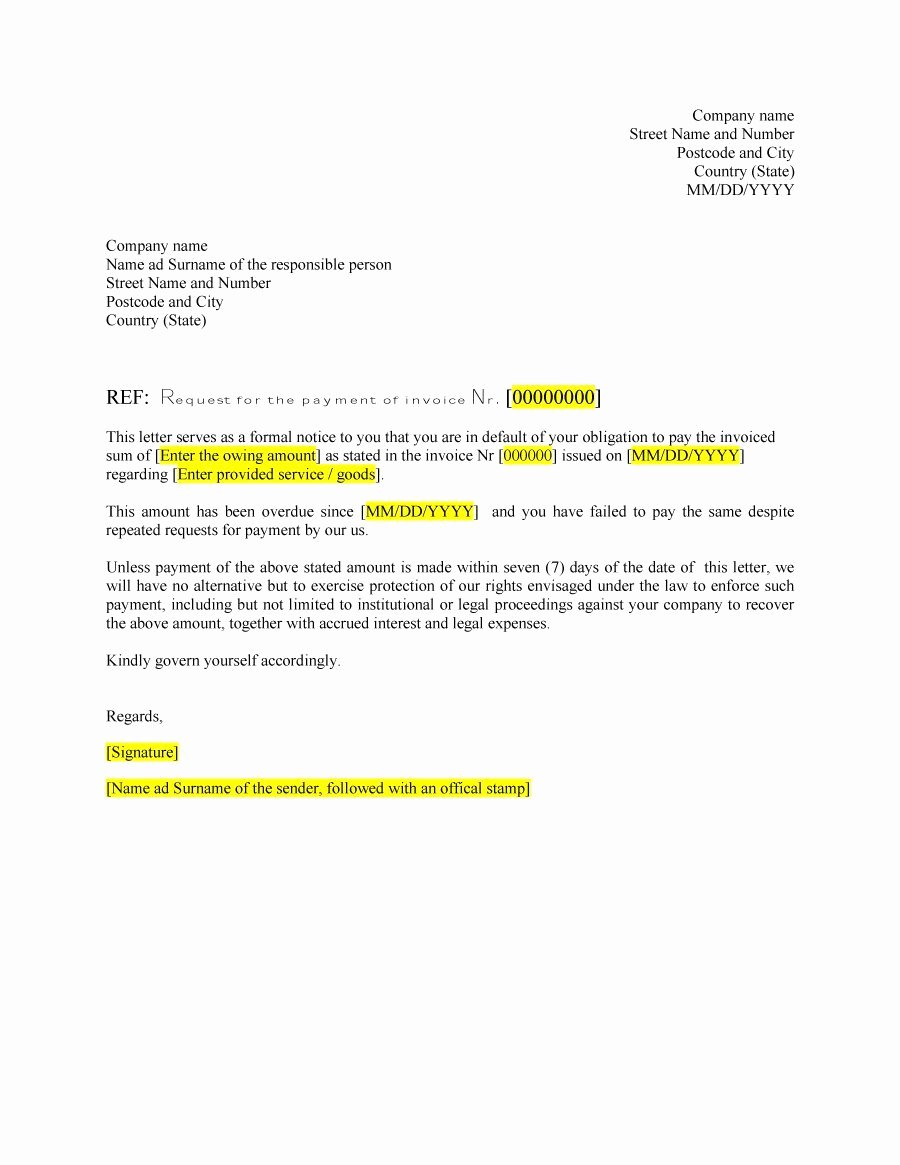 Sample Of Bussiness Letters Lovely 35 formal Business Letter format Templates &amp; Examples