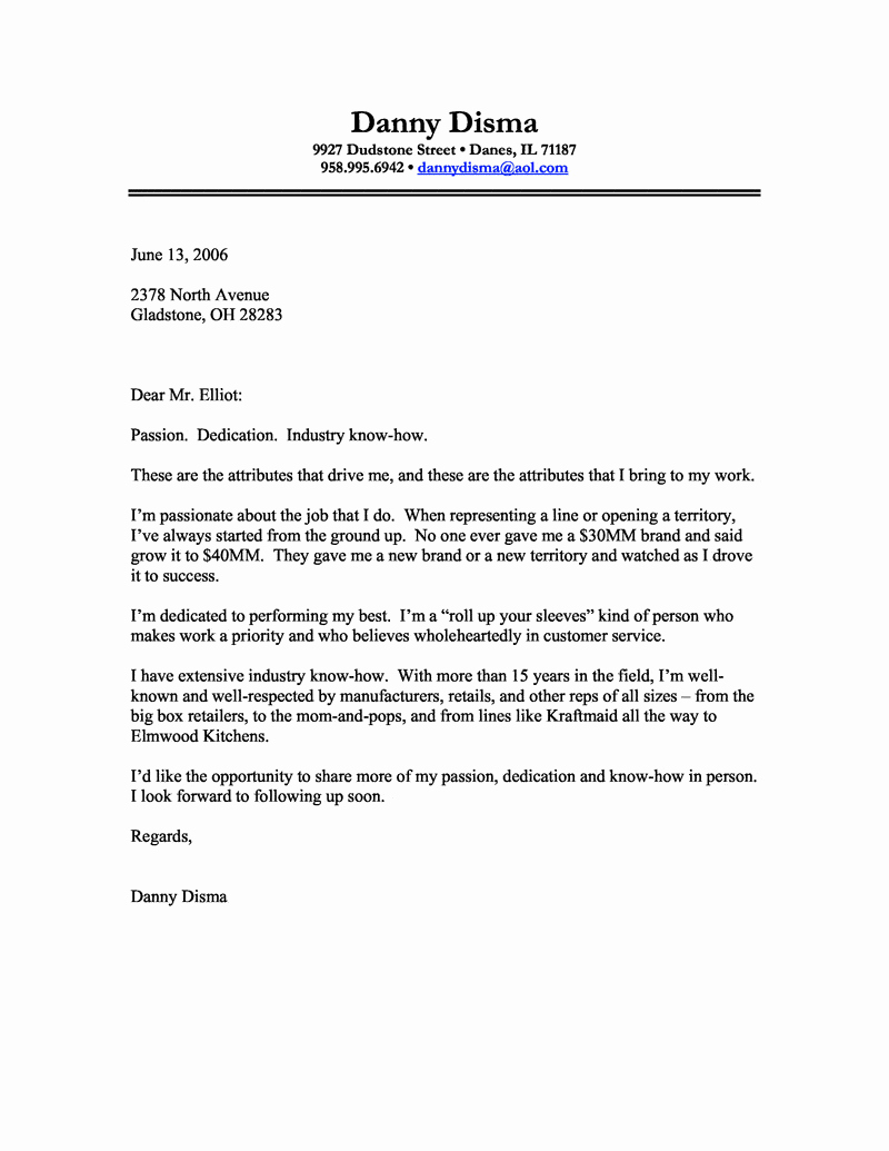 Sample Of Bussiness Letters Lovely Business Cover Letter