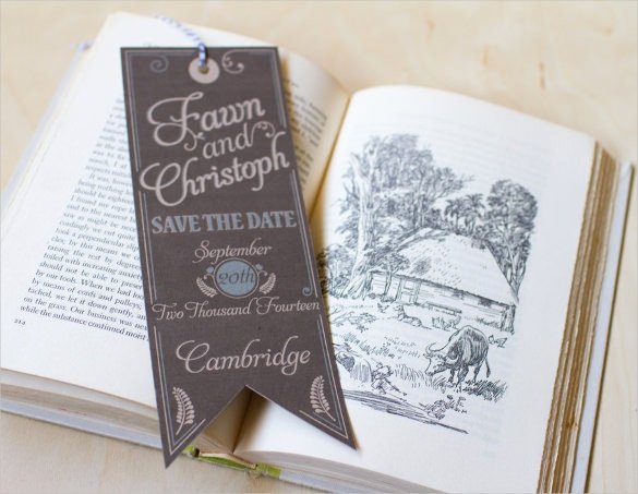 Save the Date Bookmarks Beautiful Save the Date Bookmark Template 69 Free Psd Ai Eps