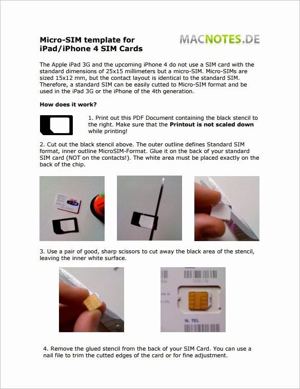 Sim Card Cutting Template Luxury Micro Sim Card Template 12 Free Printable Sample