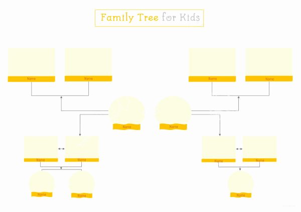 Simple Family Tree Template New Simple Family Tree Template 27 Free Word Excel Pdf