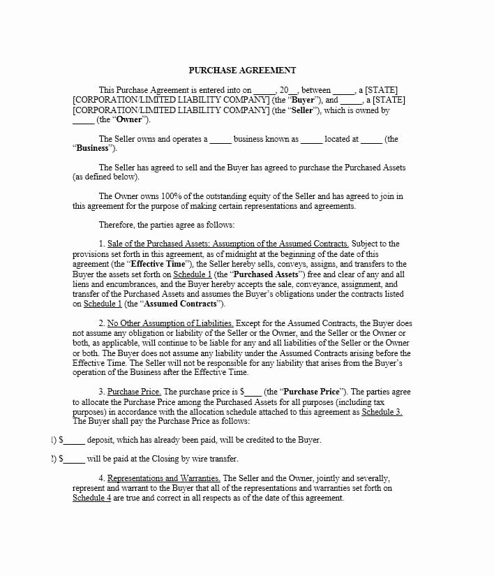 Simple Home Purchase Agreement Unique 37 Simple Purchase Agreement Templates [real Estate Business]