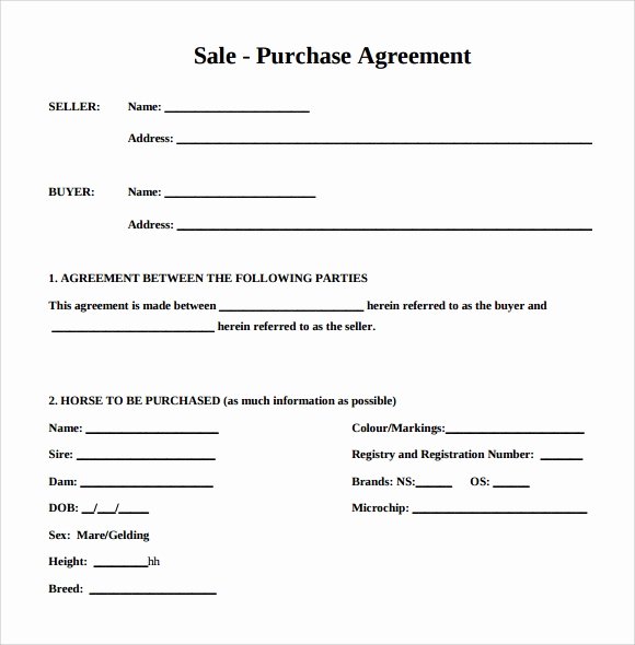 Simple Land Purchase Agreement form Fresh Purchase Agreement 9 Download Free Documents In Pdf Word