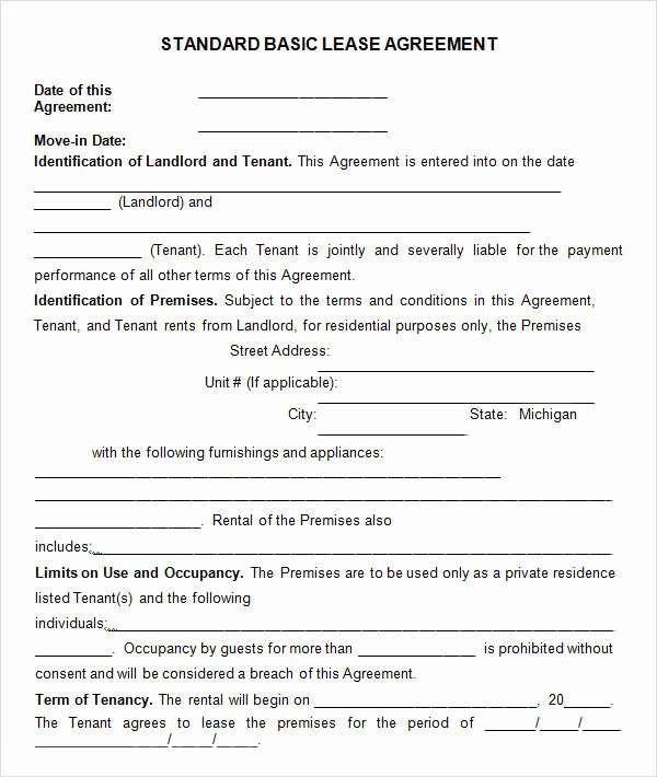 Simple Lease Agreement Pdf Beautiful Free 7 Useful Sample Leasing Agreement Templates In Pdf