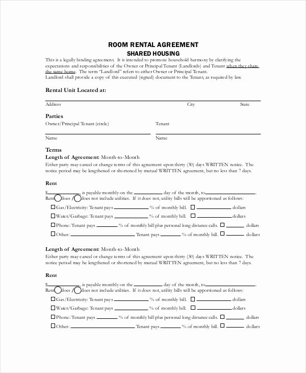 Simple Lease Agreement Pdf Fresh Free Simple Lease Agreement form Picture – Rent Agreement