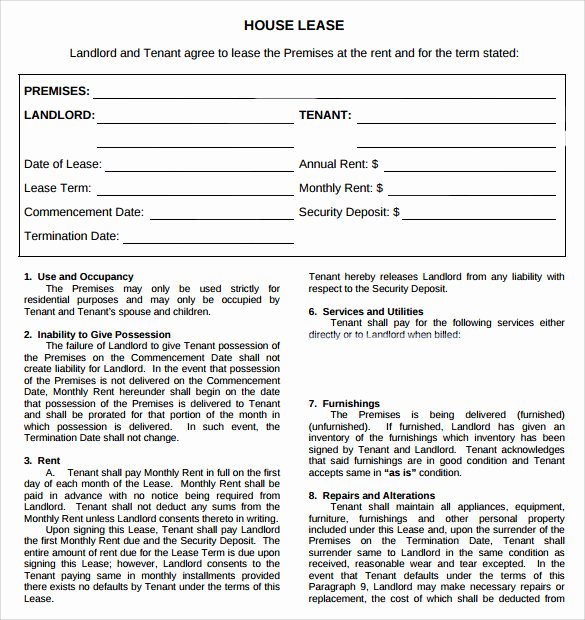 Simple Lease Agreement Pdf Unique Simple Lease Agreement 7 Download Free Documents In Pdf