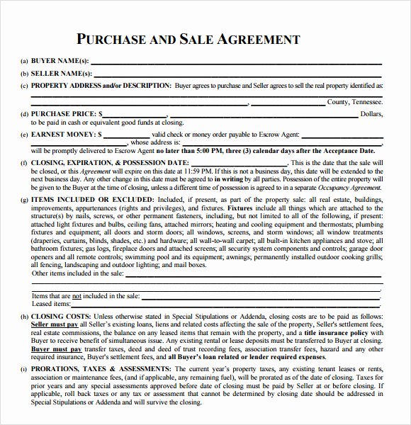 Simple Real Estate Contract Unique Sample Real Estate Purchase Agreement 7 Examples format