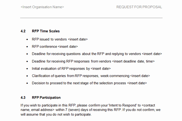 Simple Request for Proposal Example Beautiful Screen Shots Of the Hr Rfi Rfp Template