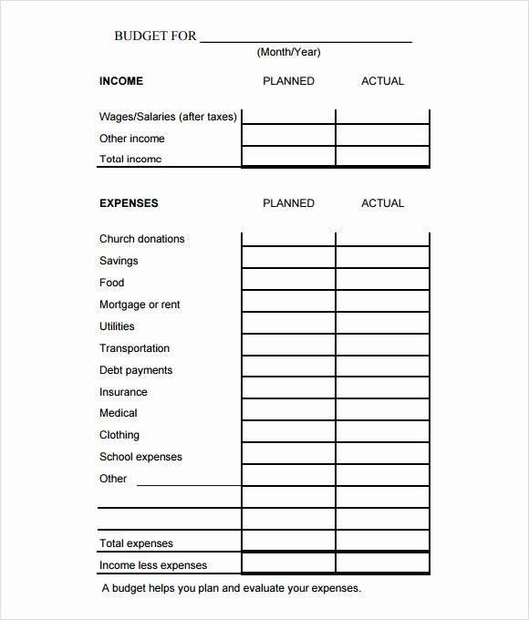 Simple Weekly Budget Template Awesome Sample Bud 7 Documents In Pdf Word