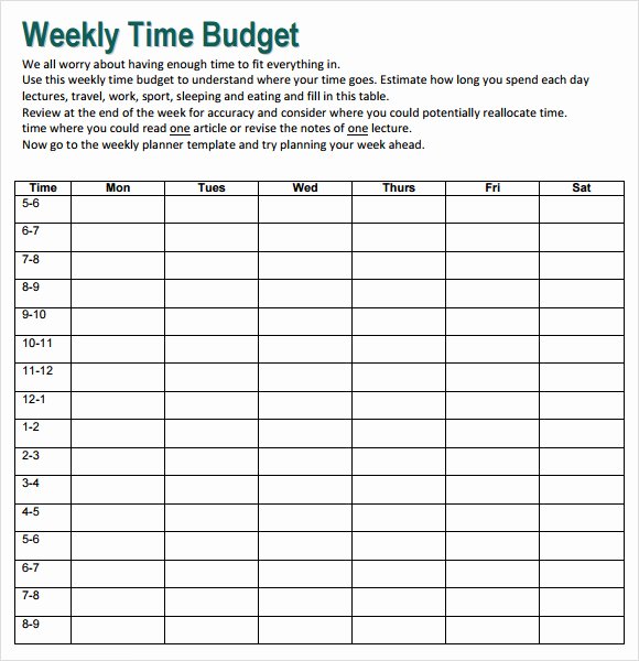Simple Weekly Budget Template Fresh Free 10 Weekly Bud In Google Docs Google Sheets Ms