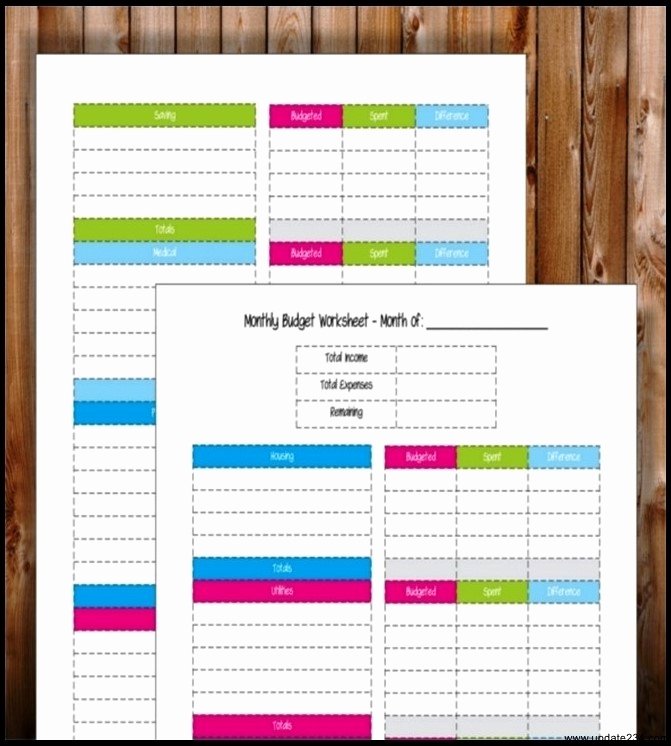 Simple Weekly Budget Template New Simple Monthly Bud Template Template Update234