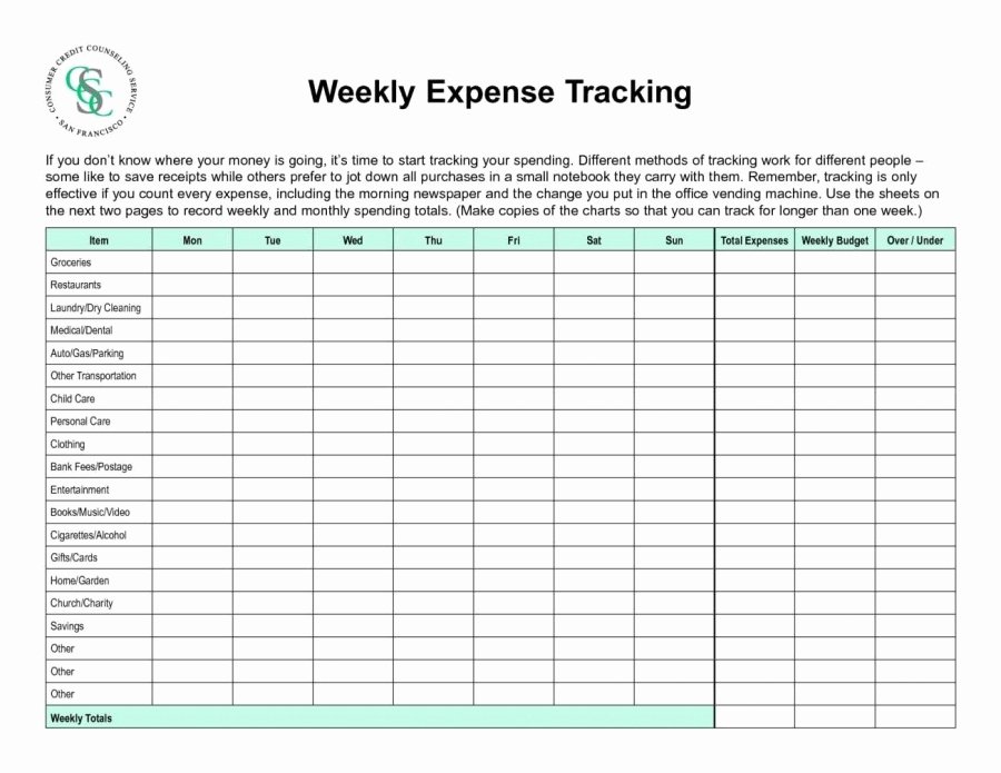 Simple Weekly Budget Template New Weekly Bud Template Spreadsheet for Personal Financial