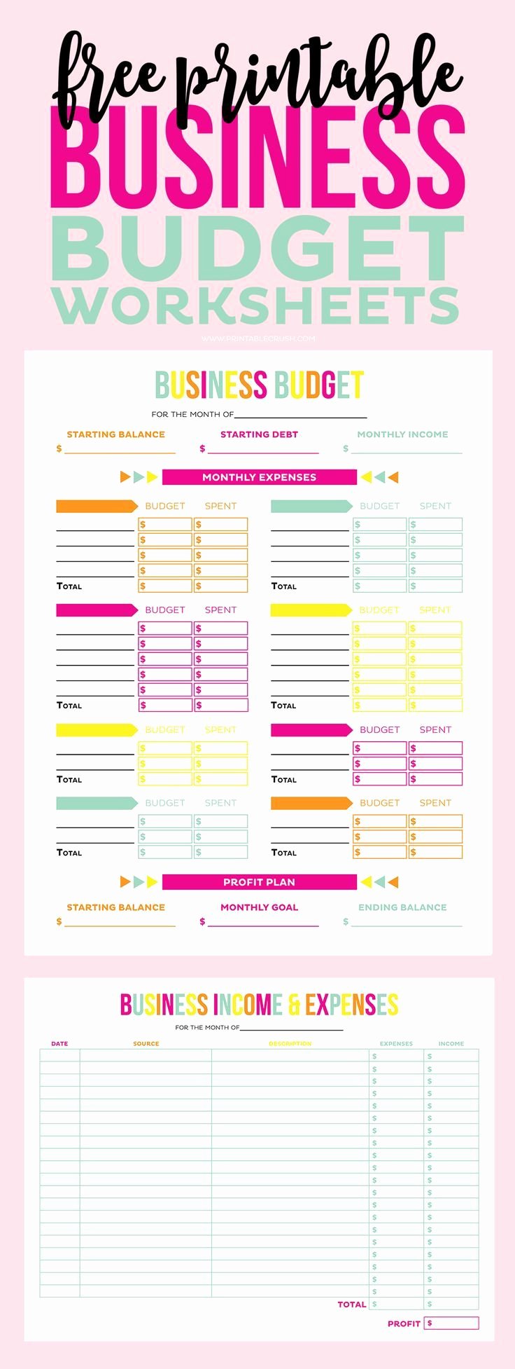 Small Business Budget Template Lovely Make Tax Time A Little Less so with these Free Printable