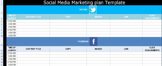 Social Media Proposal Template Inspirational social Media Marketing Plan Template Free