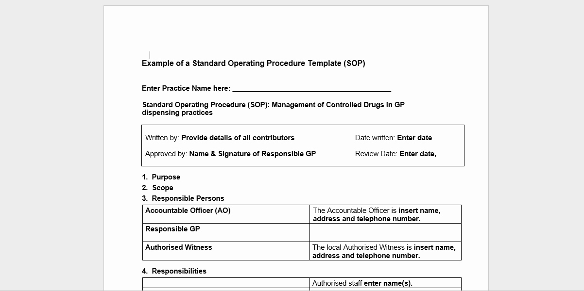 Standard Operating Procedure Sample Pdf Best Of 20 Free sop Templates to Make Recording Processes Quick