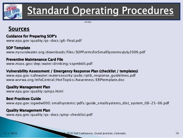 Standard Operating Procedure Sample Pdf Inspirational Gerryshisler Standard Operating Procedures
