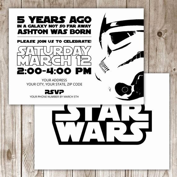 Star Wars Invitations Free Printable Fresh 17 Best Ideas About Star Wars Invitations On Pinterest