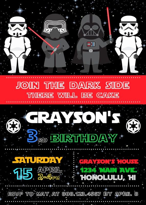 Star Wars Invitations Free Printable Inspirational Free Star Wars Birthday Invitations – Bagvania Free