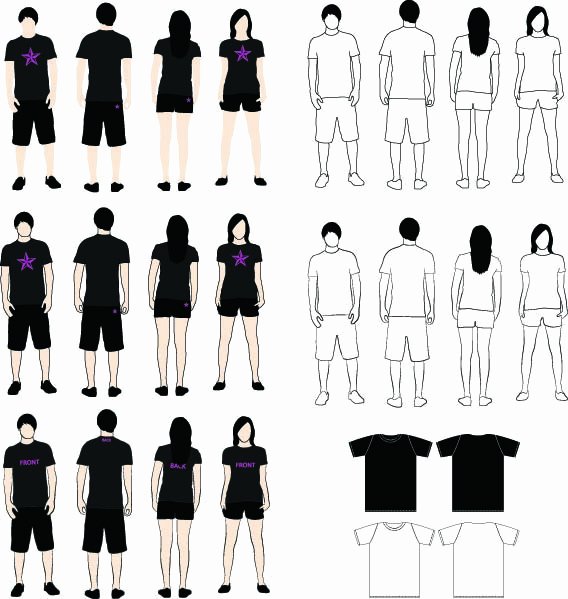 T Shirt Template Illustrator Fresh 82 Free T Shirt Template Options for Shop and Illustrator