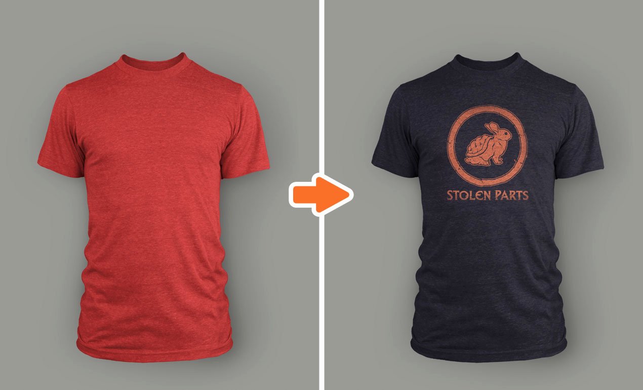 T Shirt Template Photoshop Beautiful Shop Men S Tri Blend Mockup Templates Pack