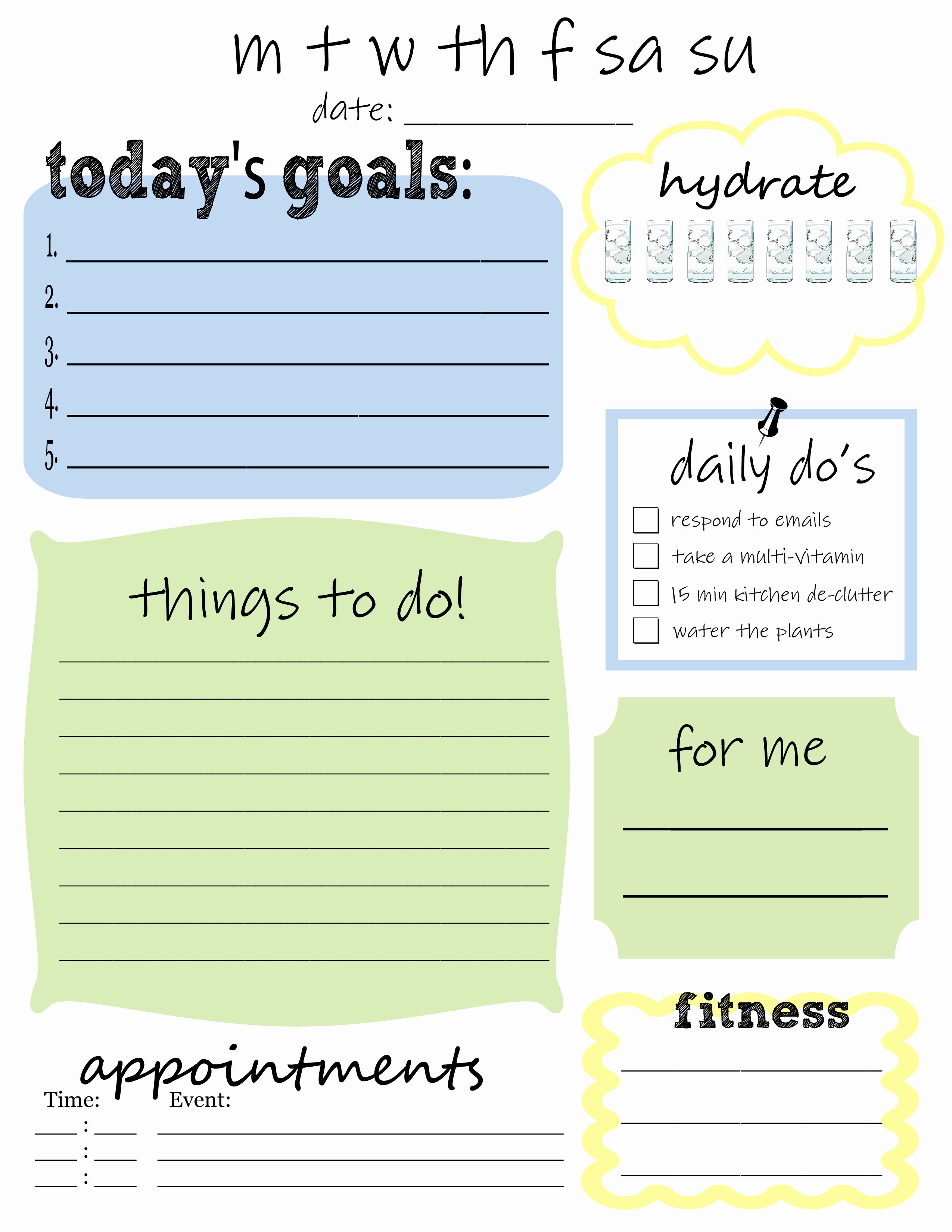 Things to Do List Template Fresh 25 Printables for organizing Life after Laundry