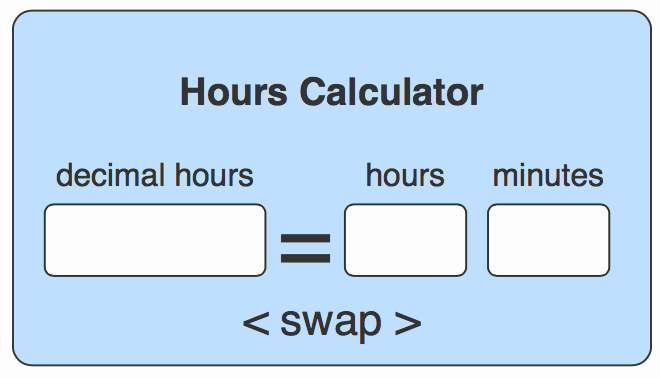 time clock conversion chart