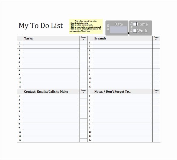 To Do List Pdf Awesome Free 16 Sample to Do List Templates In Word Excel