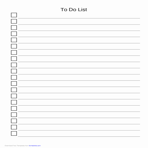 To Do List Pdf Best Of to Do List